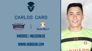 Howard Soccer player selected Sun Belt Preseason All-Conference