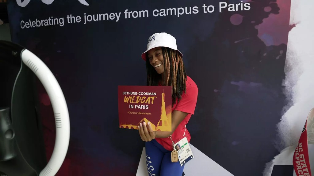 HBCU Monae' Nichols Paris Olympics Bethune-Cookman