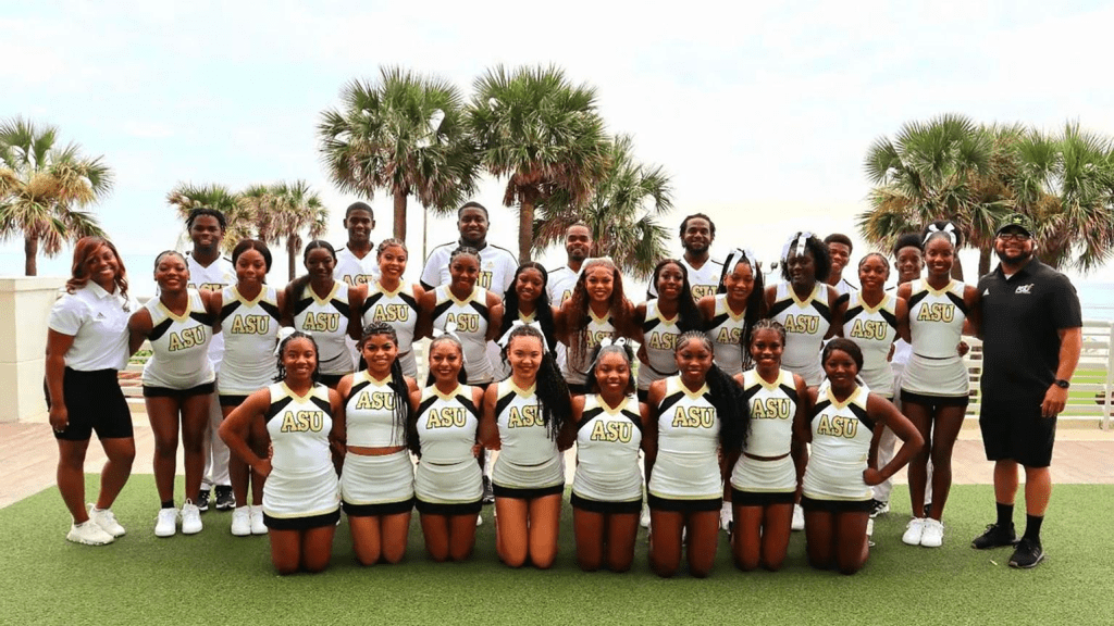 NCA Alabama State cheerleaders